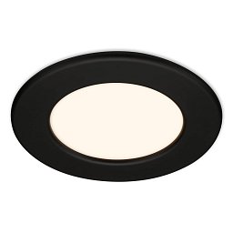 Obrázek pro produkt LED vestavné svítidlo, 11,5 cm, 6W, 600lm, černá - BRILONER