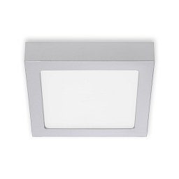 Obrázek pro produkt LED stropní svítidlo, 17 cm, 12 W, matný chrom - BRILONER
