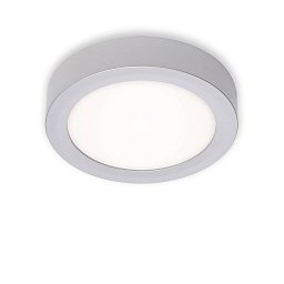 Obrázek pro produkt LED stropní svítidlo, pr. 17 cm, 11 W, matný chrom, 4000 K - BRILONER