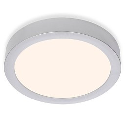 Obrázek pro produkt LED stropní svítidlo, pr. 22,5 cm, 16,5 W, matný chrom - BRILONER
