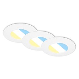 Obrázek pro produkt 3ks sada CCT vestavné svítidlo, 9 cm, 4,49W, 580lm, bílé - BRILONER