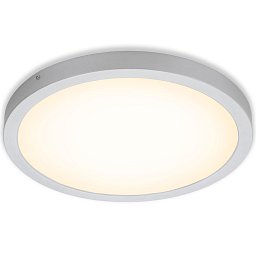Obrázek pro produkt LED stropní svítidlo, pr. 40,5 , 24,5 W, matný chrom - BRILONER