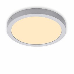 Obrázek pro produkt LED stropní svítidlo, pr. 30 cm, 21 W, matný chrom - BRILONER