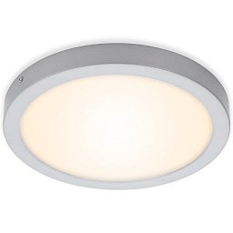Obrázek pro produkt LED stropní svítidlo, pr. 30 cm, 21 W, matný chrom - BRILONER