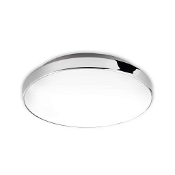 Obrázek pro produkt LED stropní svítidlo, pr. 28,5 cm, 13 W, bílé-chrom - BRILONER