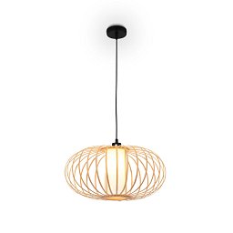Obrázek pro produkt Závěsné svítidlo, 120 cm, 1x E27, max. 10W, barva dřeva - BRILONER