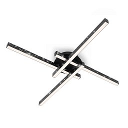 Obrázek pro produkt LED stropní svítidlo, 60 cm, 21 W, 2900 lm, černá - BRILO