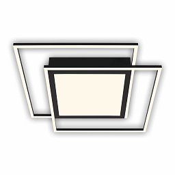 Obrázek pro produkt LED stropní svítidlo, 51,5 cm, 50 W, 5000 lm, černá mat - BRILO