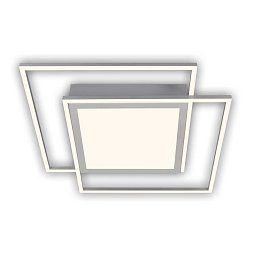 Obrázek pro produkt LED stropní svítidlo, 51,5 cm, 50 W, 5000 lm, hliník-matný chrom - BRILO