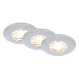 Obrázek pro produkt 3ks sada LED vestavné svítidlo, 6,5 cm, 3,6W, 350lm matný chrom - BRILONER