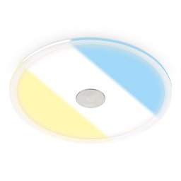 Obrázek pro produkt CCT vestavné svítidlo, 22 cm, 14W, 400lm, hliník - BRILONER