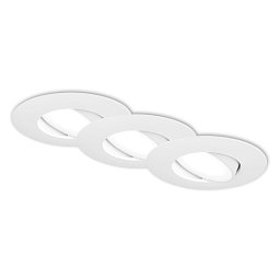Obrázek pro produkt 3ks sada LED vestavné svítidlo, 9 cm, 4,9W, 480lm, bílé - BRILONER