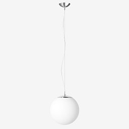 Obrázek pro produkt Závěsné svítidlo POLARIS ZL PE 1x100(77)W E27 plast chrom opál ZL1.11.300.77 PE - LUCIS