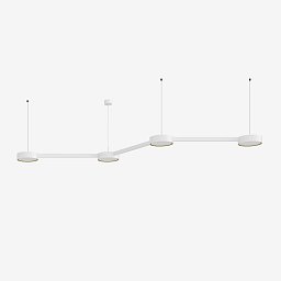 Obrázek pro produkt Závěsné svítidlo INFINITY II 62W LED 3000K akrylátové sklo bílá 22.K1.60 - LUCIS