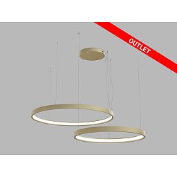 Obrázek pro produkt LED2 Závěsné svítidlo CIRO SET 2 P-Z, G DALI/PUSH DIM 100W 3000K/4000K zlatá - LED2 Lighting