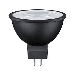 Standard 12V 3-krokové-stmívatelné LED reflektor GU5,3 6W 3000K stmívatelné černá mat - PAULMANN Obrázek pro produkt Standard 12V 3-krokové-stmívatelné LED reflektor GU5,3 6W 3000K stmívatelné černá mat - PAULMANN