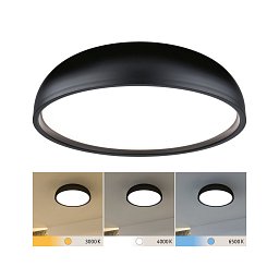 Obrázek pro produkt Selection Bathroom LED stropní svítidlo Oka IP44 CCT 230V 24W černá mat - PAULMANN