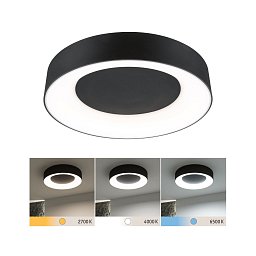 Obrázek pro produkt LED stropní svítidlo Casca IP44 CCT 230V 23W černá mat - PAULMANN
