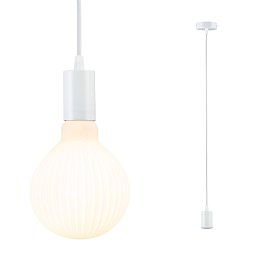 Závěsné svítidlo Ravi IP44 E27 max. 60W bílá mat - PAULMANN Obrázek pro produkt Závěsné svítidlo Ravi IP44 E27 max. 60W bílá mat - PAULMANN