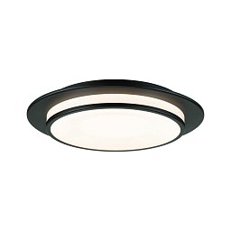 Obrázek pro produkt LED stropní svítidlo 3-krokové-stmívatelné Egron 2700K 230V 16W stmívatelné černá mat - PAULMANN