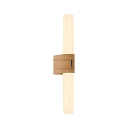 Obrázek pro produkt Helva Double Basic nástěnné svítidlo dřevěná fólie - NORDLUX