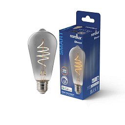 Obrázek pro produkt Smart E27 ST64 1800K LED žárovka kouřová - NORDLUX