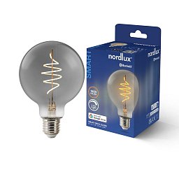 Obrázek pro produkt Smart E27 G95 1800K LED žárovka kouřová - NORDLUX