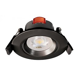 Obrázek pro produkt Deko-Light stropní vestavné svítidlo, SMD-68-230V-DIM-4000K-kulaté, 220-240V 6,5 W 4000 K 550 lm dopravní černá RAL 9017