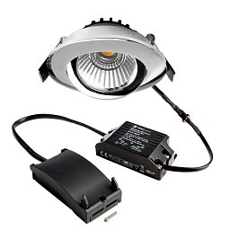 Obrázek pro produkt Deko-Light stropní vestavné svítidlo, Dione, 8,5 W, DIM, 3000 K, 220-240V 800 lm chrom