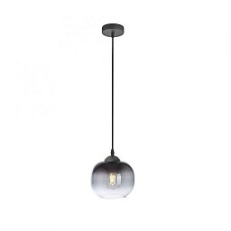 Obrázek pro produkt ZEA LED závěsné svítidlo 1 ramenné černé kouřové sklo moderní do interiéru - LEUCHTEN DIREKT / JUST LIGHT