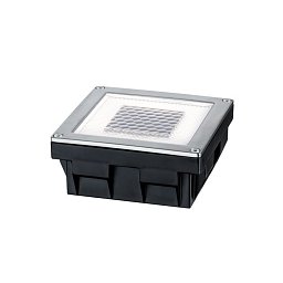 Zemní zápustné svítidlo Solar Cube LED, incl. 1x0,24 W, 3,6lm, 2700K, ušlecht.ocel 1ks - PAULMANN Obrázek pro produkt Zemní zápustné svítidlo Solar Cube LED, incl. 1x0,24 W, 3,6lm, 2700K, ušlecht.ocel 1ks - PAULMANN