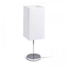 Obrázek pro produkt NYC/TEMPO 15/30 stolní Polycotton bílá/chrom 230V E27 7W - RED - DESIGN RENDL