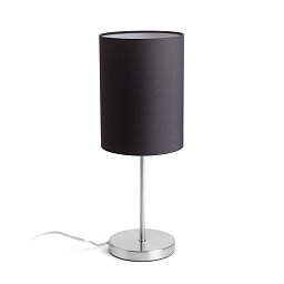 Obrázek pro produkt NYC/RON 15/20 stolní Polycotton černá/nikl 230V E27 7W - RED - DESIGN RENDL