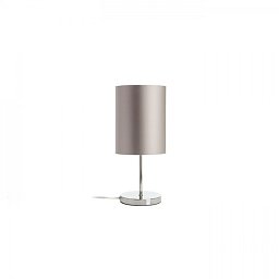 Obrázek pro produkt NYC/RON 15/20 stolní Monaco holubí šeď/stříbrné PVC/chrom 230V E27 7W - RED - DESIGN RENDL