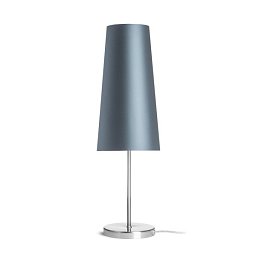 Obrázek pro produkt NYC/CONNY 15/30 stolní Monaco petrolejová/stříbrné PVC/nikl 230V E27 7W - RED - DESIGN RENDL