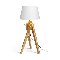 Obrázek pro produkt AMBITUS/ALVIS 24 stolní krémově bílá bambus 230V E27 7W - RED - DESIGN RENDL