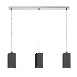 Obrázek pro produkt LIZ III 80 závěsná černá sklo/matný nikl 230V E27 3x11W - RED - DESIGN RENDL