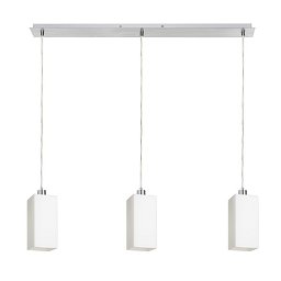 Obrázek pro produkt LIZ III 80 závěsná opálové sklo/chrom 230V E27 3x11W - RED - DESIGN RENDL