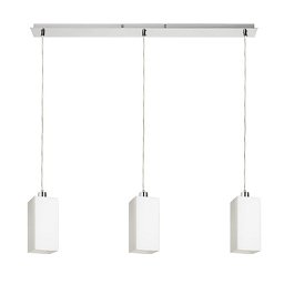 Obrázek pro produkt LIZ III 80 závěsná opálové sklo/matný nikl 230V E27 3x11W - RED - DESIGN RENDL