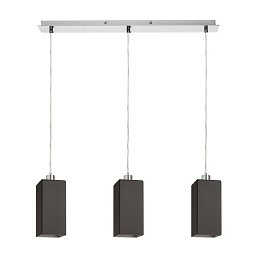 Obrázek pro produkt LIZ III 60 závěsná černá sklo/chrom 230V E27 3x11W - RED - DESIGN RENDL