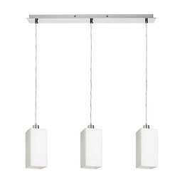 Obrázek pro produkt LIZ III 60 závěsná opálové sklo/chrom 230V E27 3x11W - RED - DESIGN RENDL