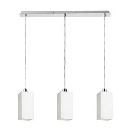 Obrázek pro produkt LIZ III 60 závěsná opálové sklo/matný nikl 230V E27 3x11W - RED - DESIGN RENDL