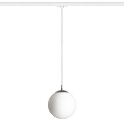 Obrázek pro produkt LUNA 25 pro tříokr. lištu opálové sklo/chrom 230V E27 15W - RED - DESIGN RENDL