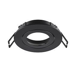 Obrázek pro produkt NEW TRIA® 68 kroužek pro vestavbu do stropu, D: 8,2 H: 2,6 cm, IP 20, černá - BIG WHITE (SLV)