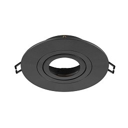 Obrázek pro produkt NEW TRIA® 75 XL kroužek pro vestavbu do stropu, D: 11 H: 2,6 cm, IP 20, černá - BIG WHITE (SLV)