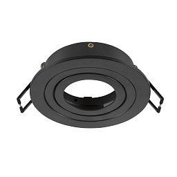 Obrázek pro produkt NEW TRIA® 75 kroužek pro vestavbu do stropu, D: 9,3 H: 2,6 cm, IP 20, černá - BIG WHITE (SLV)