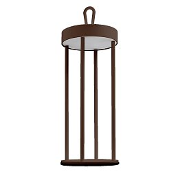Obrázek pro produkt LED venkovní stolní lampa ATHENA nabíjecí USB 3000K IP54 hnědá - CENTURY