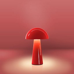 Obrázek pro produkt Venkovní stolní lampa Coco červená USB DIM IP54 - CENTURY