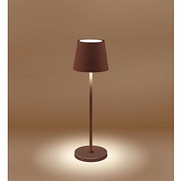 Obrázek pro produkt Nabíjecí stmívatelné LED svítidlo LUME PLUS corten 2,2W 2700K IP54 USB Ra95 - CENTURY