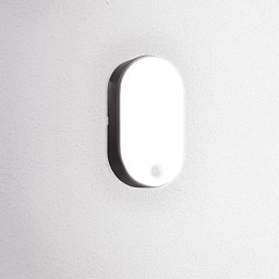 Obrázek pro produkt Venkovní nástěnné LED svítidlo OASI CCT 14W 3000/4000/6500K IP54 černá pohybové čidlo - CENTURY